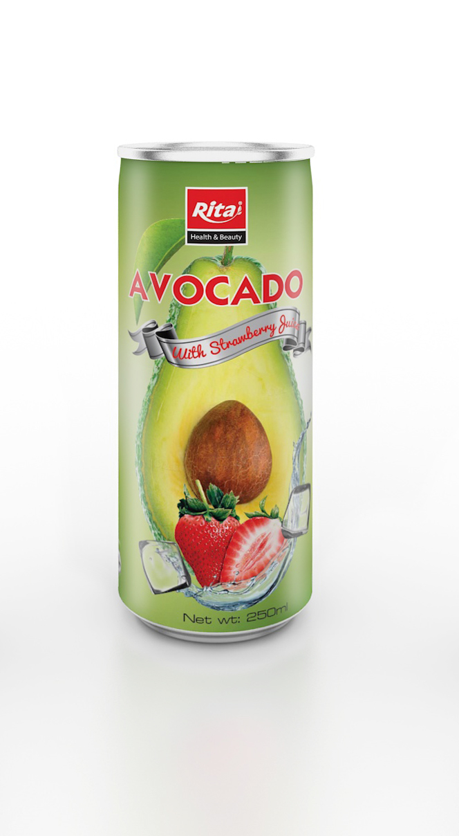 250ml الاتحاد الأفوكادو مع الفراولة